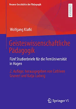 E-Book (pdf) Geisteswissenschaftliche Pädagogik von Wolfgang Klafki