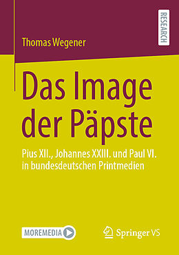 Kartonierter Einband Das Image der Päpste von Thomas Wegener