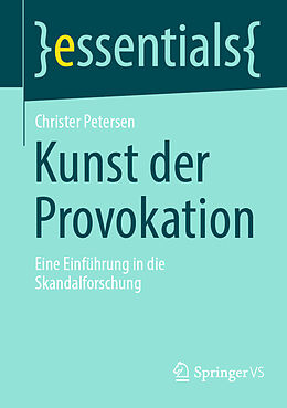 Kartonierter Einband Kunst der Provokation von Christer Petersen