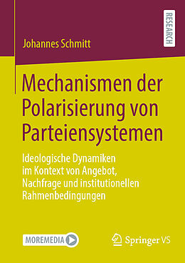 Kartonierter Einband Mechanismen der Polarisierung von Parteiensystemen von Johannes Schmitt