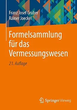 E-Book (pdf) Formelsammlung für das Vermessungswesen von Franz Josef Gruber, Rainer Joeckel