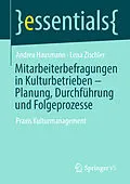 E-Book (pdf) Mitarbeiterbefragungen in Kulturbetrieben  Planung, Durchführung und Folgeprozesse von Andrea Hausmann, Lena Zischler