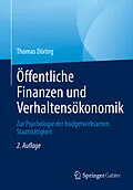 E-Book (pdf) Öffentliche Finanzen und Verhaltensökonomik von Thomas Döring