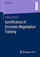 eBook (pdf) Gamification of Electronic Negotiation Training de Andreas Schmid