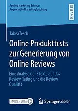 E-Book (pdf) Online Produkttests zur Generierung von Online Reviews von Tabea Tesch