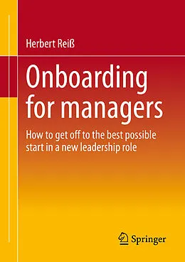 E-Book (pdf) Onboarding for managers von Herbert Reiß