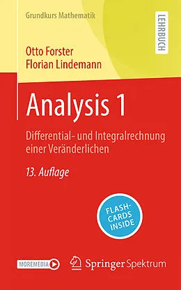 E-Book (pdf) Analysis 1 von Otto Forster, Florian Lindemann