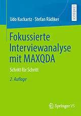 E-Book (pdf) Fokussierte Interviewanalyse mit MAXQDA von Udo Kuckartz, Stefan Rädiker