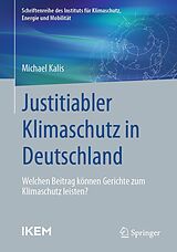 E-Book (pdf) Justitiabler Klimaschutz in Deutschland von Michael Kalis