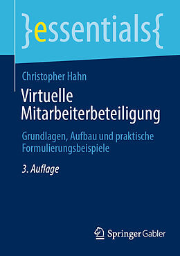 Kartonierter Einband Virtuelle Mitarbeiterbeteiligung von Christopher Hahn