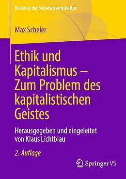 E-Book (pdf) Ethik und Kapitalismus  Zum Problem des kapitalistischen Geistes von Max Scheler