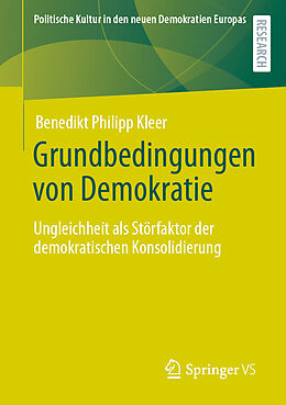 Kartonierter Einband Grundbedingungen von Demokratie von Benedikt Philipp Kleer