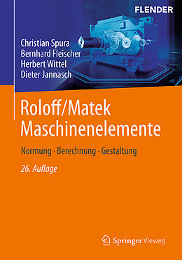 Fester Einband Roloff/Matek Maschinenelemente von Christian Spura, Bernhard Fleischer, Herbert Wittel