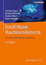 E-Book (pdf) Roloff/Matek Maschinenelemente von Christian Spura, Bernhard Fleischer, Herbert Wittel