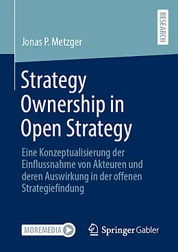 E-Book (pdf) Strategy Ownership in Open Strategy von Jonas Philippe Metzger