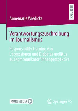 E-Book (pdf) Verantwortungszuschreibung im Journalismus von Annemarie Wiedicke