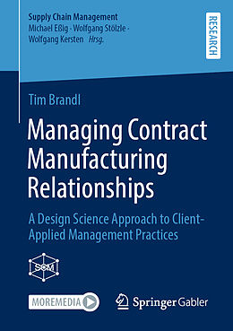 Couverture cartonnée Managing Contract Manufacturing Relationships de Tim Brandl