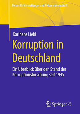 Kartonierter Einband Korruption in Deutschland von Karlhans Liebl