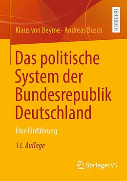 E-Book (pdf) Das politische System der Bundesrepublik Deutschland von Klaus von Beyme, Andreas Busch