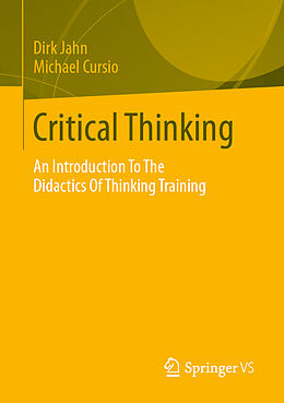 eBook (pdf) Critical Thinking de Dirk Jahn, Michael Cursio