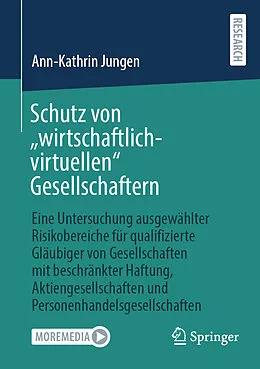 E-Book (pdf) Schutz von wirtschaftlich-virtuellen Gesellschaftern von Ann-Kathrin Jungen