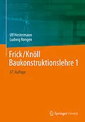 E-Book (pdf) Frick/Knöll Baukonstruktionslehre 1 von Ulf Hestermann, Ludwig Rongen