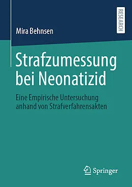 E-Book (pdf) Strafzumessung bei Neonatizid von Mira Behnsen