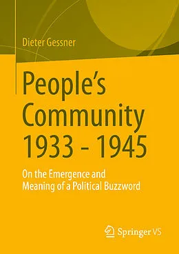 E-Book (pdf) People's Community 1933 - 1945 von Dieter Gessner