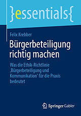 E-Book (pdf) Bürgerbeteiligung richtig machen von Felix Krebber