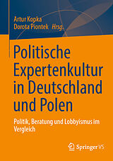 Kartonierter Einband Politische Expertenkultur in Deutschland und Polen von 