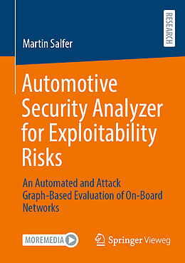 Couverture cartonnée Automotive Security Analyzer for Exploitability Risks de Martin Salfer