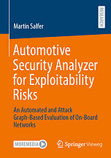 eBook (pdf) Automotive Security Analyzer for Exploitability Risks de Martin Salfer