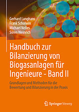 Fester Einband Handbuch zur Bilanzierung von Biogasanlagen für Ingenieure - Band II von Gerhard Langhans, Frank Scholwin, Michael Nelles