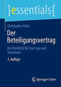 E-Book (pdf) Der Beteiligungsvertrag von Christopher Hahn