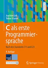 Kartonierter Einband C als erste Programmiersprache von Joachim Goll, Tobias Stamm