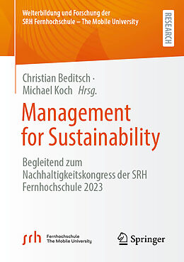 Kartonierter Einband Management for Sustainability von 