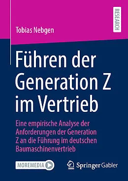 E-Book (pdf) Führen der Generation Z im Vertrieb von Tobias Nebgen