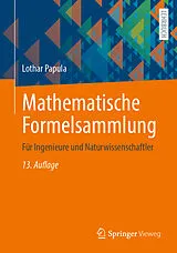 Kartonierter Einband Mathematische Formelsammlung von Lothar Papula