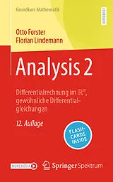 Kartonierter Einband Analysis 2 von Otto Forster, Florian Lindemann
