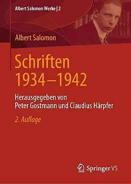 E-Book (pdf) Schriften 1934 - 1942 von Albert Salomon