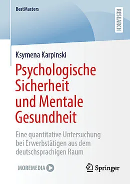E-Book (pdf) Psychologische Sicherheit und Mentale Gesundheit von Ksymena Karpinski