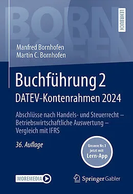 E-Book (pdf) Buchführung 2 DATEV-Kontenrahmen 2024 von Manfred Bornhofen, Martin C. Bornhofen