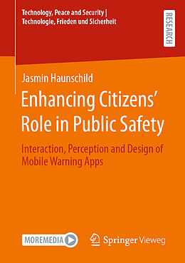 Couverture cartonnée Enhancing Citizens' Role in Public Safety de Jasmin Haunschild