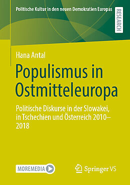 Kartonierter Einband Populismus in Ostmitteleuropa von Hana Antal