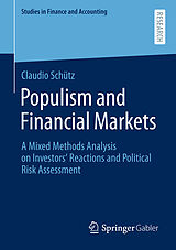 Couverture cartonnée Populism and Financial Markets de Claudio Schütz