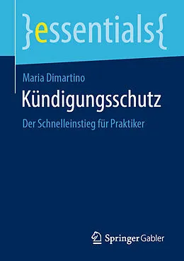 E-Book (pdf) Kündigungsschutz von Maria Dimartino