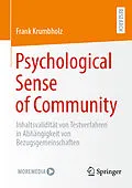 E-Book (pdf) Psychological Sense of Community von Frank Krumbholz