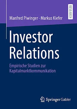 E-Book (pdf) Investor Relations von Manfred Piwinger, Markus Kiefer