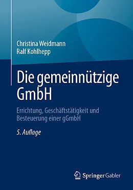 E-Book (pdf) Die gemeinnützige GmbH von Christina Weidmann, Ralf Kohlhepp