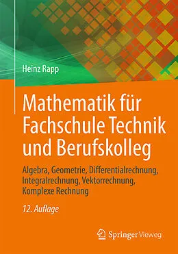 E-Book (pdf) Mathematik für Fachschule Technik und Berufskolleg von Heinz Rapp